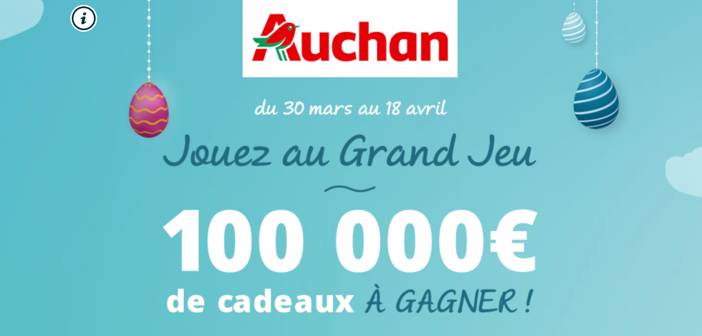 www.auchan.fr - Grand Jeu de Pâques Auchan