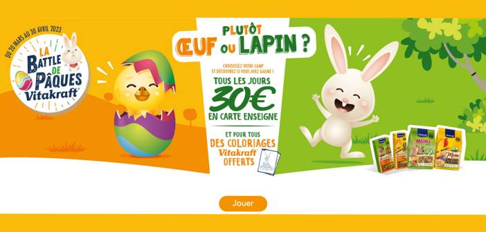 www.battledepaquesvitakraft.fr Grand Jeu La Battle de Pâques 2023