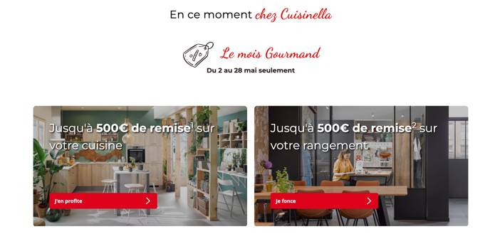www.ma.cuisinella - Offres Le Mois Gourmand Cuisinella