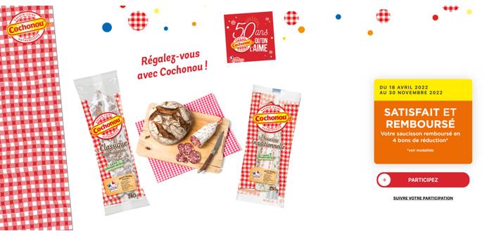 Cochonou.offre-promotionnelle.fr - Offre promotionnelle Cochonou
