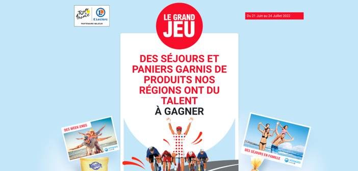 www.tourdesregions.leclerc - Grand Jeu Fêtez le Tour de France E.Leclerc