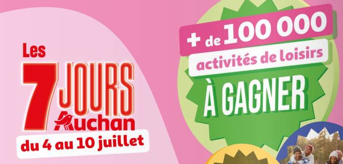 www.7jours-auchan.fr Grand Jeu Les 7 Jours Auchan