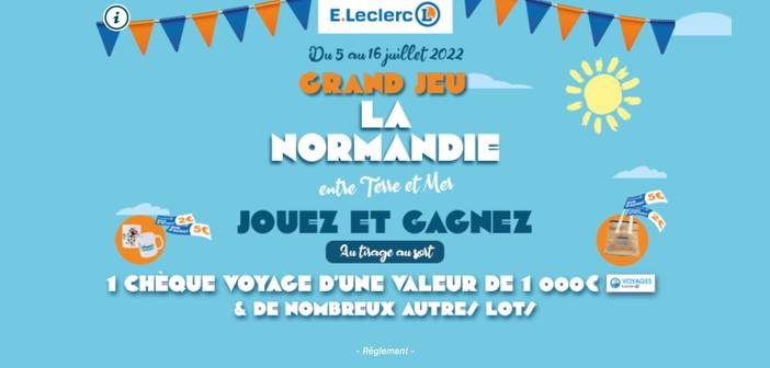 Dolgames.com/produitsregionaux - Grand Jeu Normandie Produits régionaux E.Leclerc