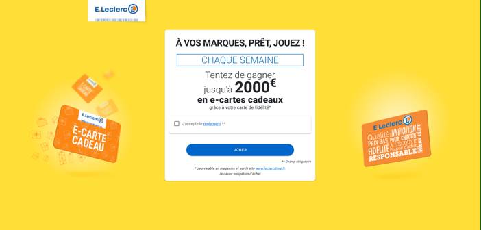 www.e.leclerc/jeu-trade Jeu Leclerc À Vos Marques Prêt Jouez