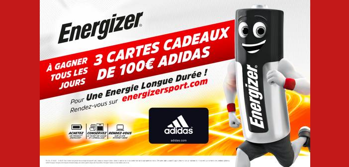www.energizersport.com - Grand Jeu Energizer Adidas