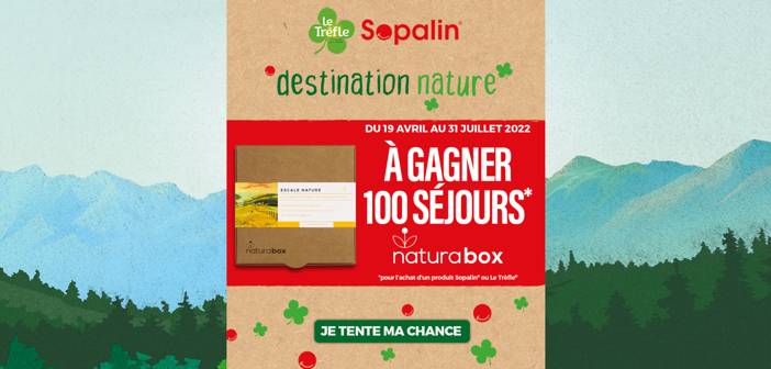 www.jeuconcours.sopalin.fr - Grand Jeu Sopalin Destination Nature