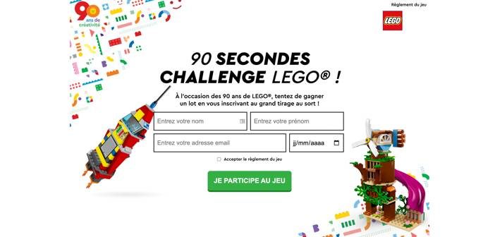 www.legofrance.com - Grand Jeu 90 secondes Challenge Lego