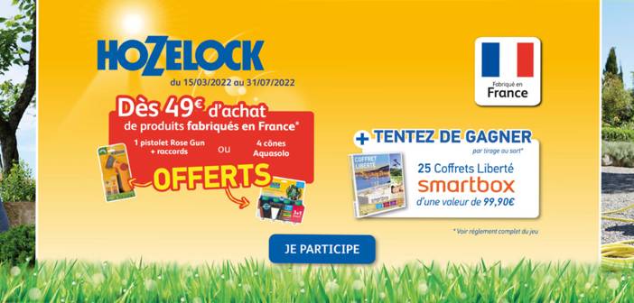 www.offres-berthoud-hozelock.fr - Grand Jeu Berthoud Hozelock 2022