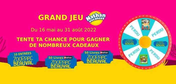 Reussiravecnathan.nathan.fr - Jeu ZooParc de Beauval Nathan 2022