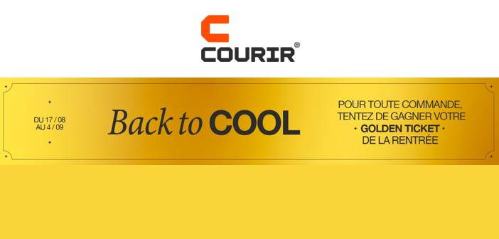 www.courir.com - Jeu Courir Back to Cool Golden Ticket