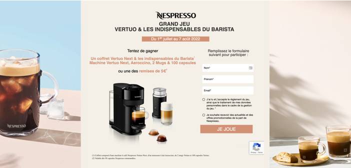 www.grand-jeu-nespresso.com - Grand Jeu Nespresso Vertuo & les indispensables du Barista