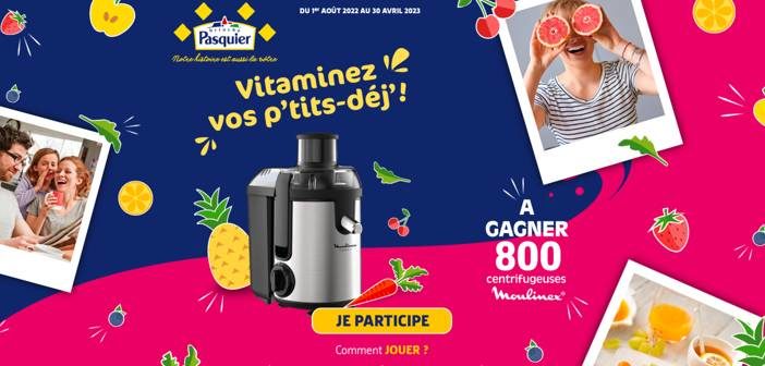 www.vitaminezvosptitsdej.fr - Jeu Vitaminez vos p'tits-déj' Pasquier