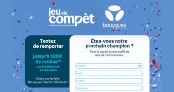www.bouyguestelecom.fr Le Grand Jeu Bouygues Telecom