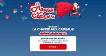 Jeu Chasse aux Cadeaux Carrefour Noel 2023 www.carrefour.fr