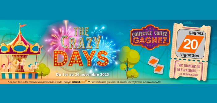 Offre Crazy Days Colruyt www.colruyt.fr