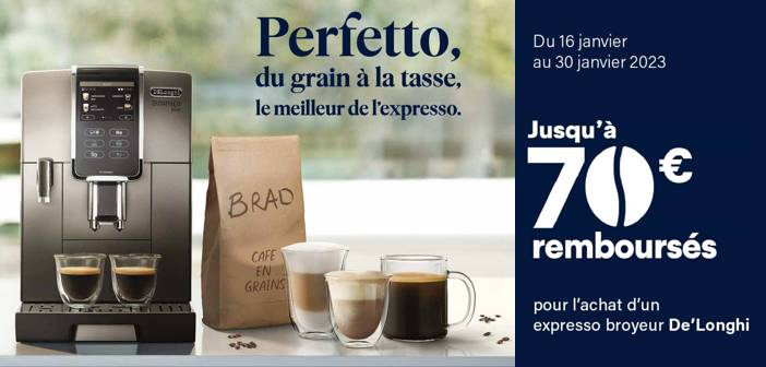 www.mesoffresdelonghi.fr - Offre de Remboursement De'Longhi
