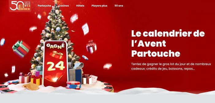 Grand Jeu Noël Partouche www.partouche.com