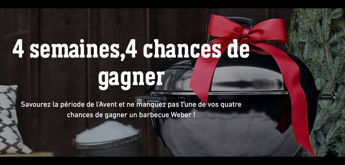 Jeu Calendrier de l'Avent Weber www.weber.com