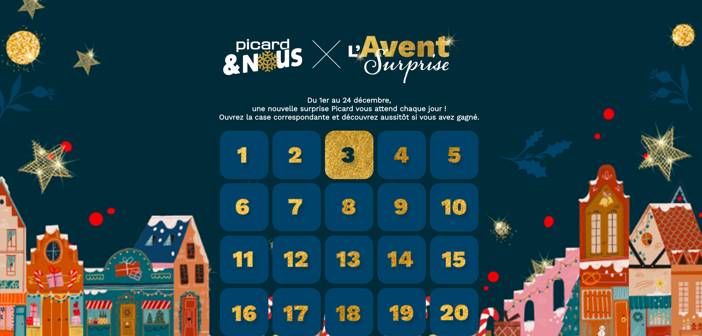 Jeu.picard.fr - Jeu Calendrier de l'Avent Picard