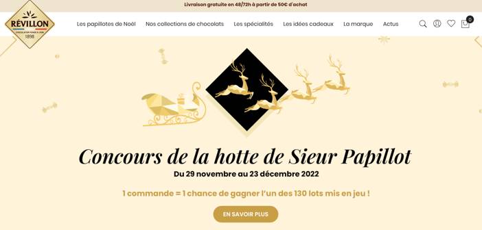 www.revillonchocolatier.fr Concours de la hotte de Sieur Papillot