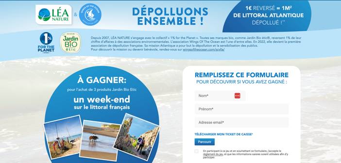 www.jeuleanaturewto.fr Jeu Léa Nature x Wings of The Ocean