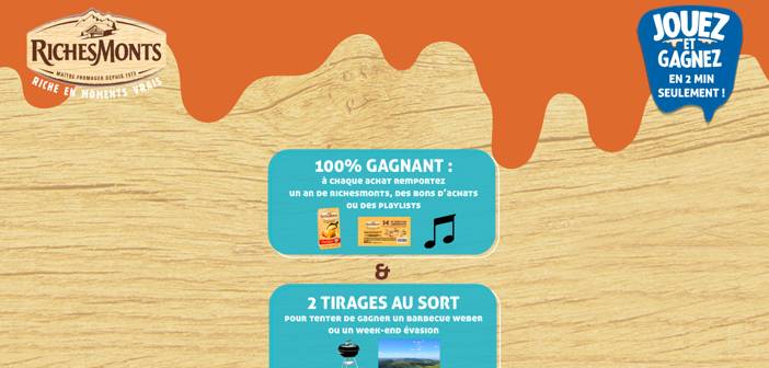 www.richesmonts.fr Jeu Concours RichesMonts