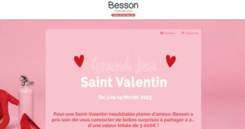 www.besson-chaussures.com Grand Jeu Saint Valentin Besson Chaussures