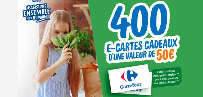 www.croquonslavie.fr Jeu Nestlé Carrefour Croquons la Vie