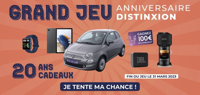 www.autos.fr Grand Jeu Distinxion Anniversaire