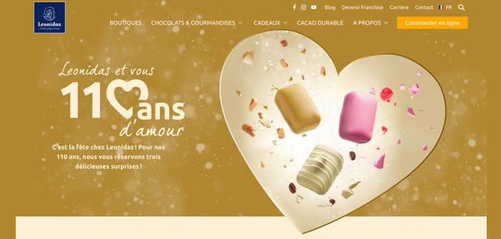 www.leonidas.com Jeu Concours Leonidas 110 ans d'Amour