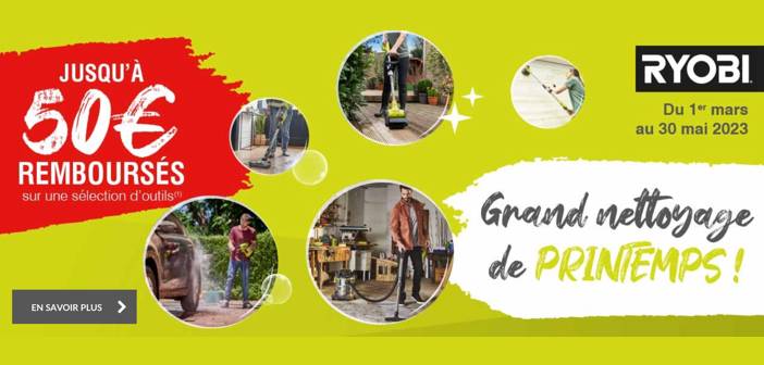 www.mon-bonus-ryobi.com Offres Ryobi Printemps 2023