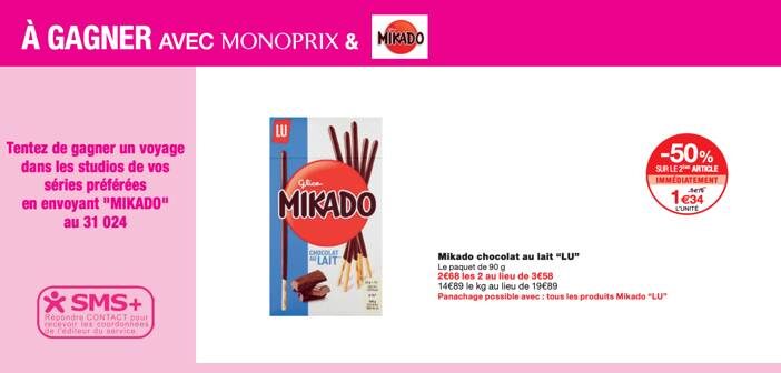 www.monoprix.fr Jeu SMS Monoprix Mikado