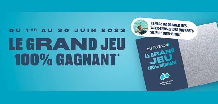 www.audio2000.fr Grand Jeu Audio 2000 100% Gagnant