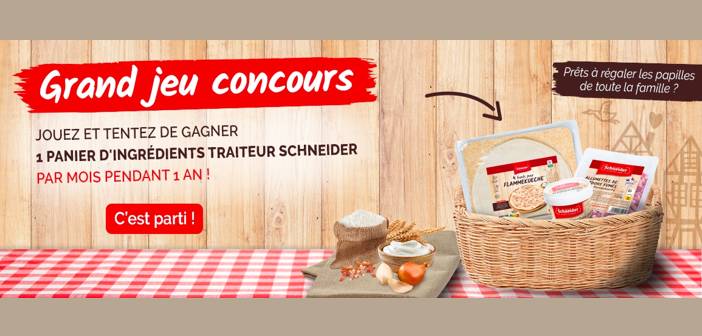 Jeu Concours Traiteur Schneider www.traiteur-schneider.com