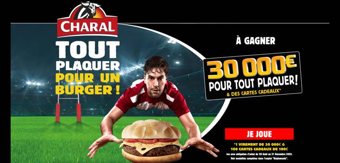 Toutplaquer.charal.fr Jeu Charal Rugby Tout Plaquer 2023