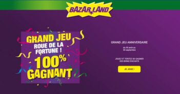 www.anniversairebazarland.fr Jeu Bazarland Anniversaire