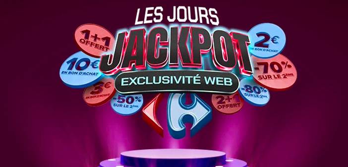 Grand Jeu Les Jours Jackpot Carrefour www.carrefour.fr
