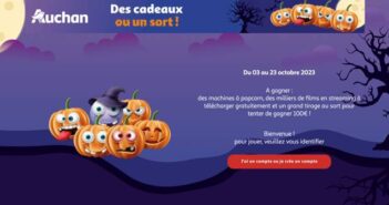 Jeu Concours Auchan Halloween 2023 Jeu.auchan.fr/halloween2023