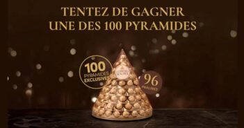 Jeu Concours Noël Ferrero Rocher Pyramide www.ferrerorocher.com