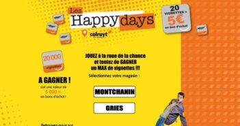 Jeu Happy Days Colruyt www.jeu-colruyt.fr