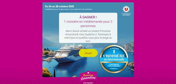 Jeu Princesse Amandine Super U www.princesseamandine.fr