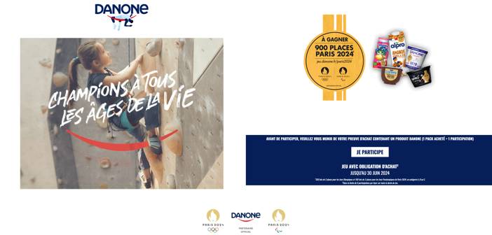 Jeu.danone.fr/paris2024 Jeu Danone Paris 2024