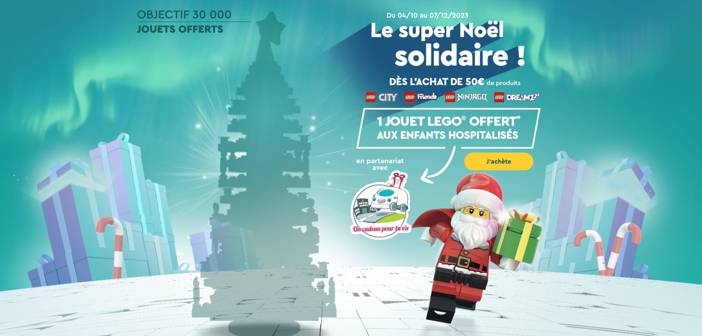 Le Super Noël Solidaire Lego www.lego-supernoelsolidaire.com