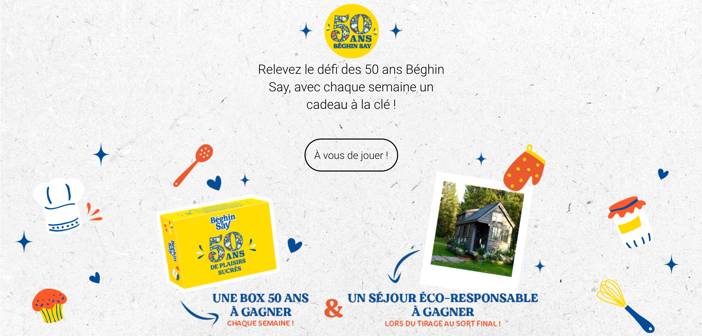 Grand Jeu Anniversaire Béghin Say www.beghin-say.fr