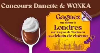 Grand Jeu Danette Wonka 2023 www.danone.be