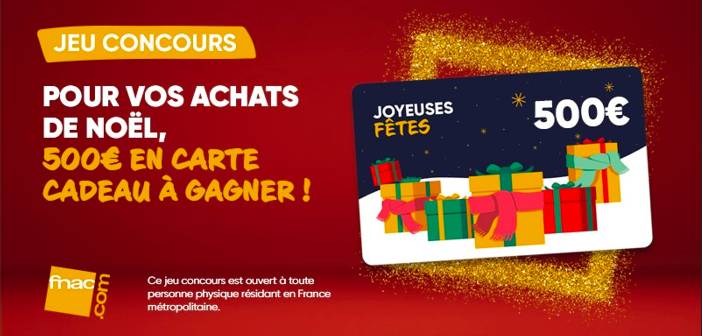 Jeu Concours Fnac Twitter X www.fnac.com