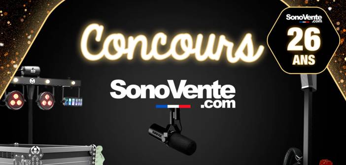 Jeu Concours Instagram SonoVente @sonovente