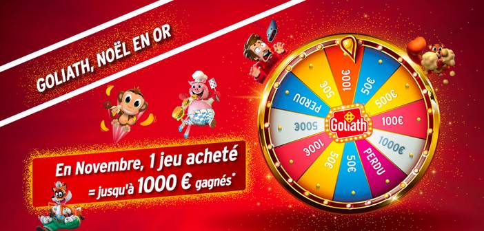 Offre Goliath Noël 2023 www.goliath-noel-en-or.fr