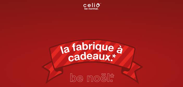 Celio Jeu Concours Noël Lafabriqueacadeaux.fr