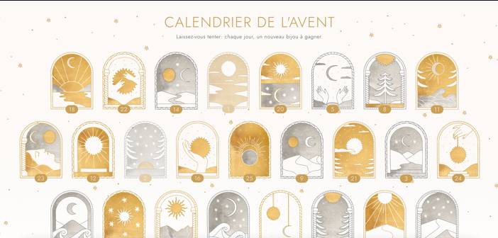 Jeu Calendrier de l'Avent Gas Bijoux